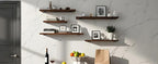 10 Pack - 10 inch Black Hidden L Shelf Bracket Iron Floating Shelf Brackets - Image 8