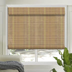 Letau No Drill No Tools Cordless Wood Window Shades Blinds, Bamboo Light by LETAU