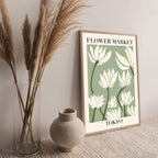 Abstract Matisse Wall Art Decor, Unframed Flower Market Print Posters Set of 3 - Image 8