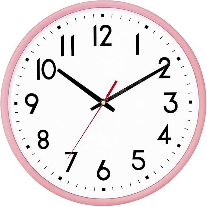 HZDHCLH Wall Clock Silent Wall Clocks Battery Operated 12 Inch Modern Non by HZDHCLH