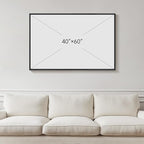 Extra Large Framed Abstract Wall Art - Image 3