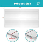 NeatiEase Slatwall Panel Wall Storage Systems, 4 x 8ft Slat Wall Paneling - Image 4