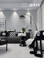 Dimoon 236''x17.7'' Grey Peel and Stick Wallpaper Contact Paper Modern Self - Image 3