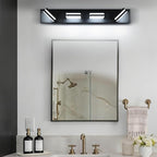 360° Rotate LED Bathroom Vanity Light Fixtures, 1600LM Acrylic Matte Black - Image 8