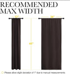 NICETOWN Kitchen Curtains, Short Blackout Curtains & Drapes, Energy Smart Noise - Image 7