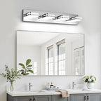 360° Rotate LED Bathroom Vanity Light Fixtures, 1600LM Acrylic Chrome Vanity - Image 7
