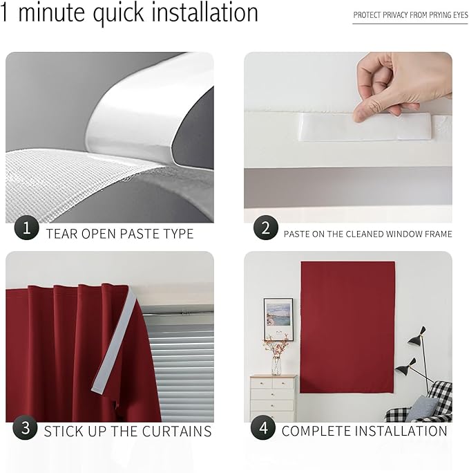 Instant Blackout Window Curtain - Image 4