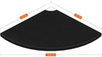Homode Corner Floating Shelves, 2 Tier Curved Corner Hanging Shelving - Image 3