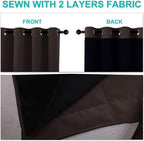 NICETOWN 100% Blackout Short Curtains - Image 6