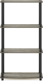 Furinno Turn-N-Tube 4-Tier Multipurpose Shelf Display Rack - Image 8