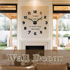 VANGOLD Large Wall Clocks for Living Room Decor, Decorative Wall Clocks Battery - Image 2