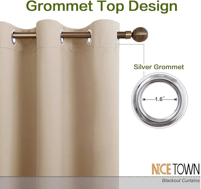 NICETOWN Room Divider Curtain Screen Partitions, Basement Hospital Medical - Image 2