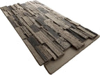 EverStone Cascade Faux Stone Panel, 48 5/8"W x 24 3/4"H x 1 1/4"D, Urban Color - Image 6