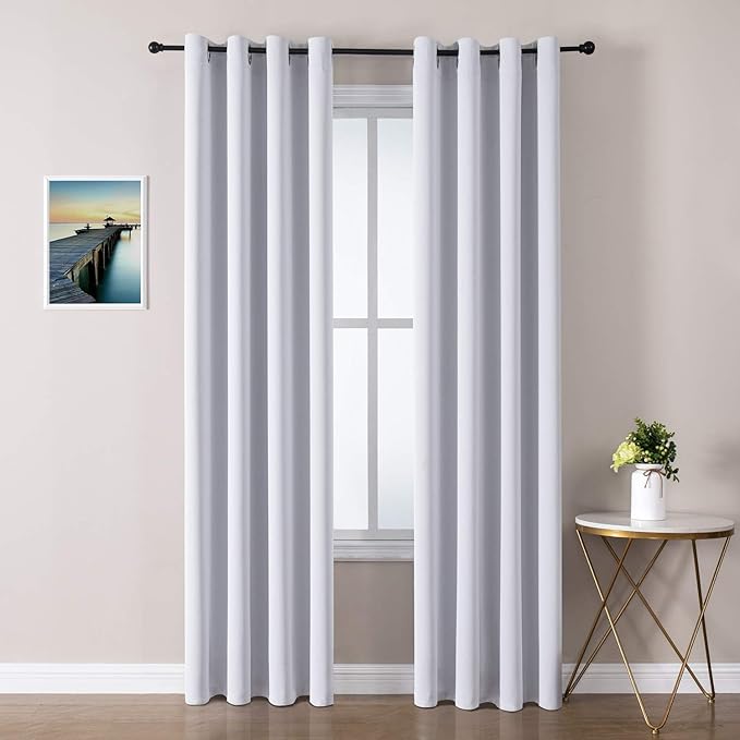 ChrisDowa Room Darkening Curtains 90 Inches Long 2 Panels Set by ChrisDowa
