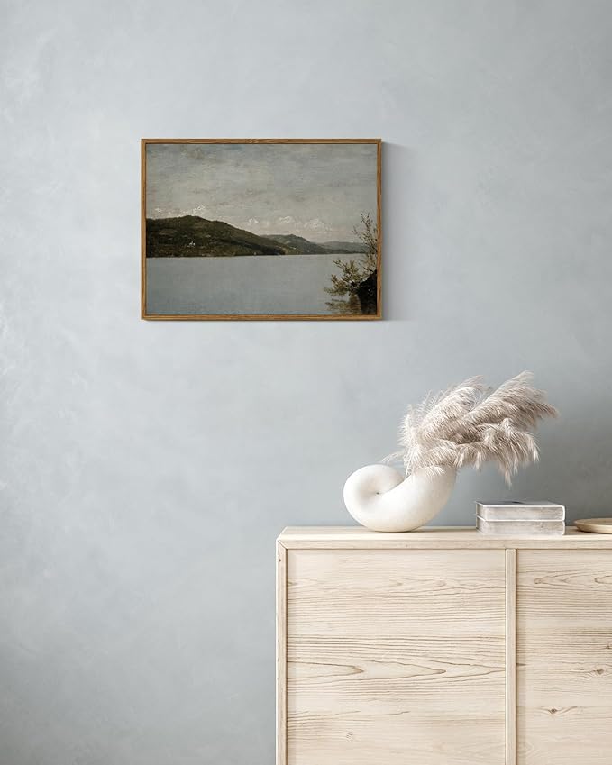 InSimSea Framed Canvas Wall Art Vintage Decor, Classical Landscape Paintings - Image 3