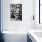 DIHSIEG Inspirational Canvas Wall Art funny bathroom wall art Print Poster - Image 5