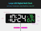 Large LED Digital Wall Clock - Image 2