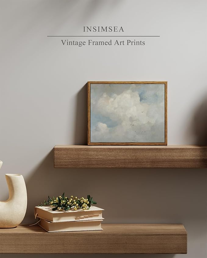 InSimSea Framed Canvas Wall Art Vintage Decor, Home Decor Classical Oil - Image 2
