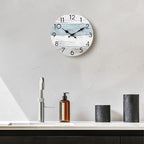 KECYET Wall Clock Silent Non-Ticking Wooden Clocks Battery Operated 8 Inch - Image 7
