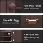 TaoHFE Brown Medicine Cabinets, Bathroom Wall Cabinet - Image 7
