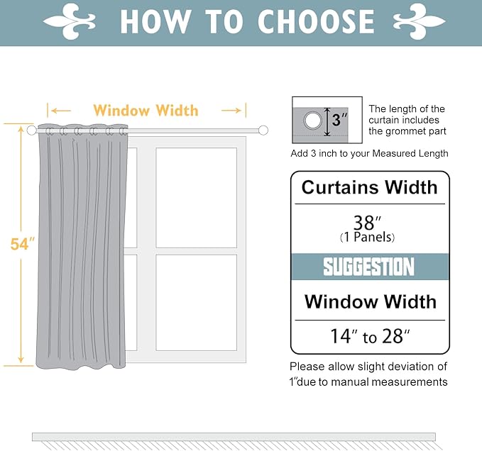 ChrisDowa Blackout Curtains 54 Inches Long - Image 5