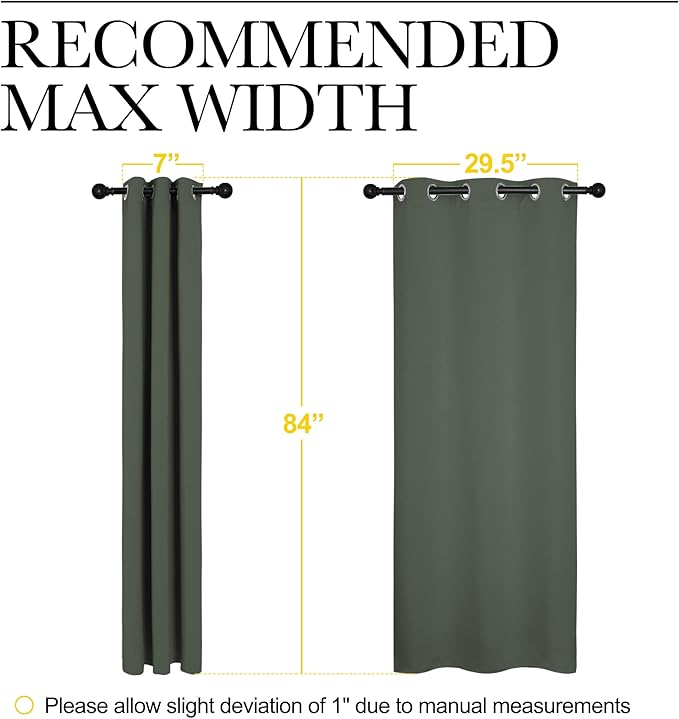 NICETOWN Thermal Curtains for Kids Room, Window Treatment Thermal Insulated - Image 7