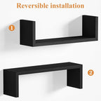SRIWATANA Floating Shelves for Wall, Wall Shelves for Bathroom, Living Room - Image 5