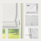 DEJAVU Roman Shades with Ribbon Border - Image 5