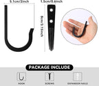 10Pcs Large Size Heavy Duty Wall Hooks, Coat Hooks, Wall Hooks - Image 2