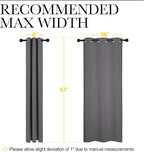 NICETOWN Thermal Insulated Grommet Blackout Curtains - Image 8