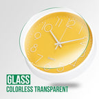 Wall Clock 10 Inch Non-Ticking Silent Modern Simple Style Round Decor Clock - Image 5