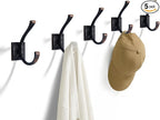 TUNNY 5 Pack Antique Design Wall Hanging Coat Hook by TUNNY