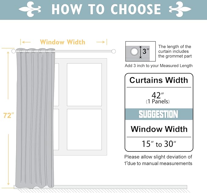 ChrisDowa Blackout Curtains 72 inches Long - Image 6