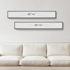Long Narrow Framed Green Vertical Abstract Wall Art Set, 2 Piece Modern Canvas - Image 7