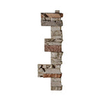 AZ Faux High-Density Polyurethane Faux Stone Interlocking Right Endcap by AZFaux