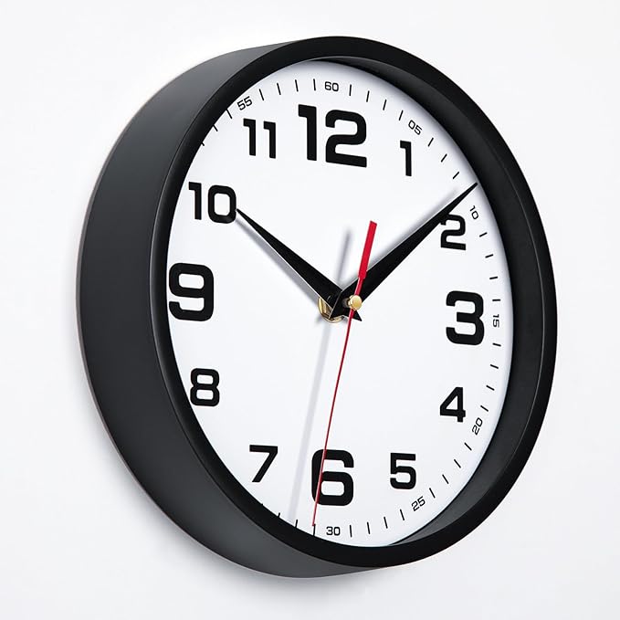 14 Inch Wall Clock Silent Non-Ticking Modern Clocks Battery Operated Large - Image 6