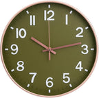 Wall Clock Modern Simple Quartz Decorative Clock Non-Ticking Silent Battery by BAKBRAND