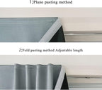 AJAZZ 100% Blackout Shades Window Cover Self Adhesive Curtains Sticky Curtain - Image 6