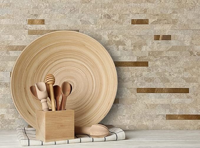 AULIGET Faux Stone Peel and Stick Backsplash - Image 6