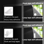 RUseeN Portable Blackout Shades Travel Window Blackout Curtains, 100% Blackout - Image 6