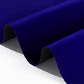 FunStick Sapphire Blue Fabric Wallpaper Peel and Stick Soft Velvet Fabrics by FunStick