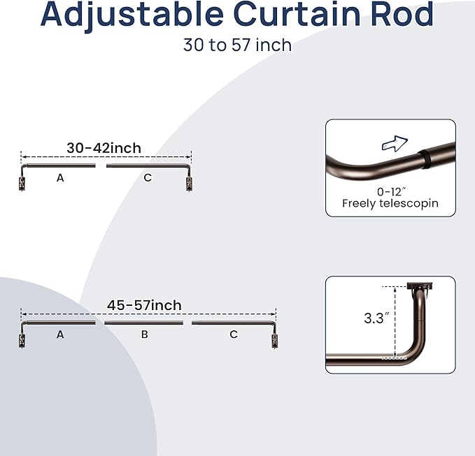 ENJOYBASICS Blackout Curtain rod - Image 5