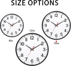 Wall Clocks Battery Operated 10 inch Modern Wall Clock, Silent Non Ticking Wall - Image 5