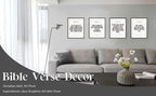 Locomiss Black and White Christian Wall Art Decor Posters, Modern Bible Verse - Image 8