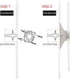 KICAAO Modern Wall Sconces 4 Pack, Led Wall Light 10w, Wall Sconce Up Downlight - Image 7