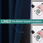 Yakamok 100% Blackout Lined Pair Curtains - Image 4