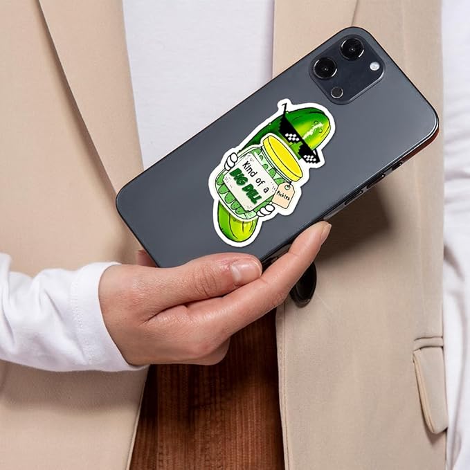 Pickle Kind of a Big Dill Sticker 3Pcs Sarcastic Funny Pickle Quote Stickers Vinyl Waterproof Decals for Notebook, Tumbler, Laptop and Water Bottle
