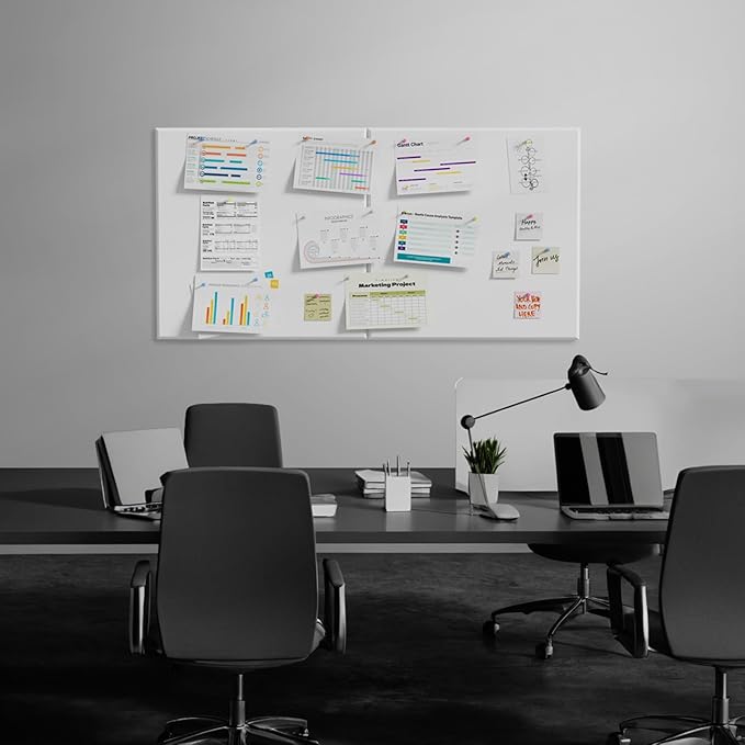 MaxGear Extra Large Cork Board for Wall 72" x 48", 6 Pack Felt Wall Tiles - Image 8