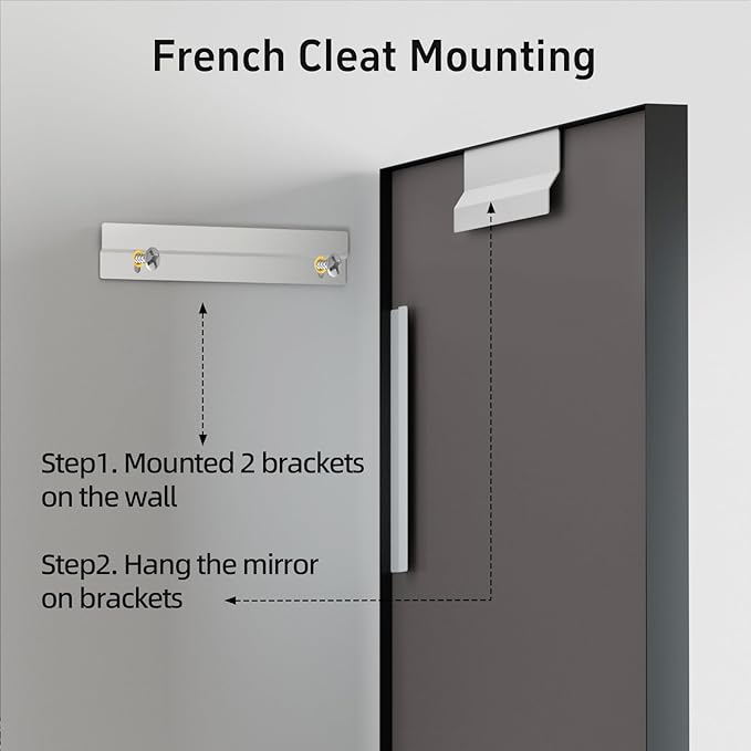 22x30 Inch Bathroom Mirror for Over Sink, Rectangular Black Mirror, Mirrors for - Image 7