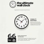The Ultimate Wall Clock |14 Inch | Modern | Atomic | Analog | Home | Office | - Image 2